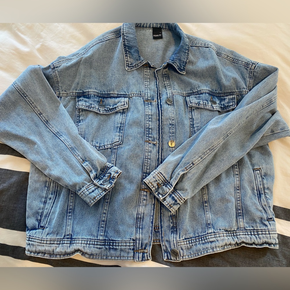 Jean Jacket - Boyfriend Style - size M - Peanut